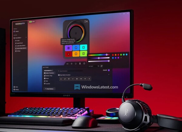 HyperX will also unveil a new version of its NGENUITY companion software. (image source: WindowsLatest)