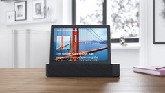 The Lenovo Smart Tab M10 with Smart Dock can answer your questions thanks to Amazon Alexa. (Source: Lenovo)