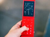 The Light Flip features a minimalist, text-based user interface.
