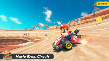 Mario Kart World Mario Bros. Circuit (image source: screenshot, Nintendo of America)