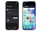Pixel 10 Pro XL sending an image to an iPhone via Quick Share. (Image source: Google)