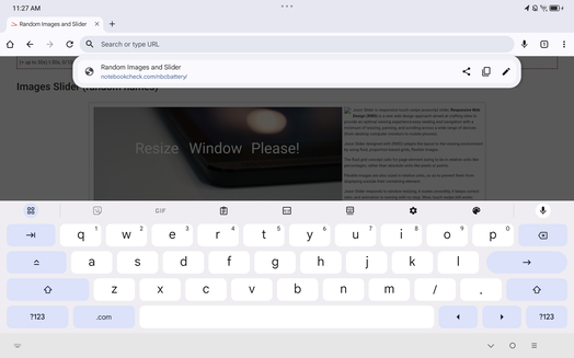 Keyboard horizontal