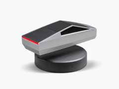 The Tesla Cybertruck scale model has a pretty sturdy base, weighing around 1.3 kg. (Image source: Tesla)