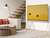 The LG OLED Posé Smart Lifestyle TV transforms into a digital canvas when you are not watching it. (Image source: LG)