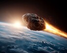 Asteroid 2024 YR4 could collide with the Moon in 2032. Artistic impression of an asteroid nearing planet Earth. (Image source: mathiasalvez, Adobe Stock)