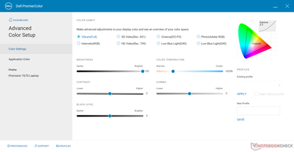 Dell PremierColor comes pre-installed