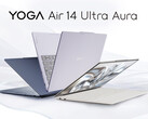 The Yoga Air 14 Ultra Aura comes in multiple colour options.