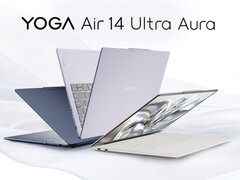 The Yoga Air 14 Ultra Aura comes in multiple colour options.