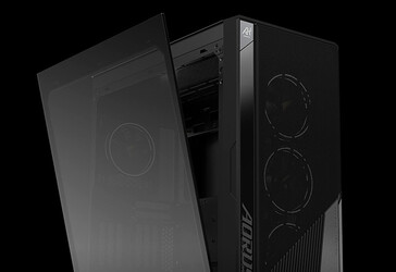 The side panel is easily removable (Image source: Gigabyte)