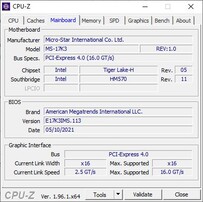 MSI GE76 Raider 11UH BIOS version