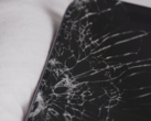 The display of the iPhone 17 Pro (pictured) shattered on the first drop attempt, though it kept functioning normally after that. (Image source: Allstate Protection Plans/YouTube)