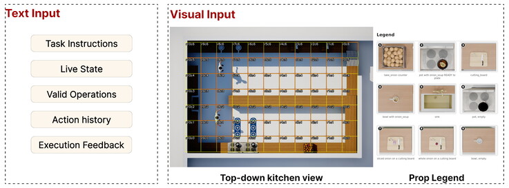 The various inputs and information provided to the models