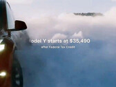 New Model Y ad touts the winter price drop (image: Tesla/X)