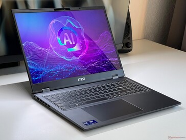 The MSI Prestige 16 AI Evo (Image source: Notebookcheck)