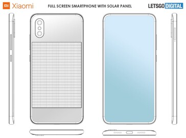 Xiaomi appears to have forgotten about front-facing sensors in this putative design. (Source: LetsGoDigital)
