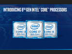 Intel Core i5-8250U, i5-8350U, i7-8550U, and i7-8650U Kaby Lake-R launches today (Source: Intel)