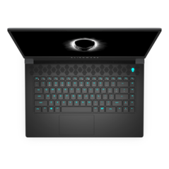 Alienware m15 R6 - Top view. (Image Source: Dell)