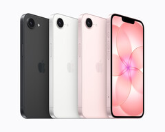While the iPhone 16e only comes in black and white, Apple is offering the iPhone 17e in an additional light-pink colorway.