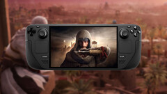 Assassin&#039;s Creed Mirage will have &quot;Playable&quot; Steam Deck rating (Image source: Valve and Ubisoft - edited)