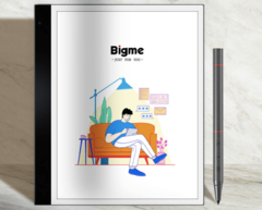 The Bigme inkNote Color+ sports a Kaleido 3 color E Ink display, which promises more vivid and saturated colors. (Image via Bigme)