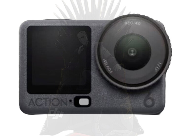 The apparent final design of the DJI Osmo Action 6. (Image source: via Igor Bogdanov)