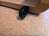 The Woodrower can be moved on its own thanks to its castors.