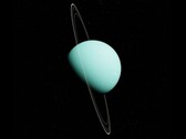 Artist's illustration showing Uranus with its rings. (Image source: 95C - Pixabay)