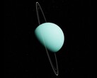 Artist's illustration showing Uranus with its rings. (Image source: 95C - Pixabay)