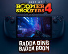 The Best of Boomer Shooters 4: Badda Bing Badda Boom bundle will expire on April 19 (Image source: Steam and Humble Bundle - edited)