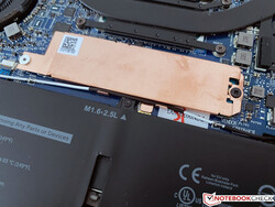 M.2-2280 SSD with metal plate