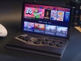 The Lenovo Legion Go handheld has been transformed into a clamshell device (Image source: Bob Wulff / WULFF DEN)