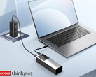 The 125 W ThinkPlus power bank costs around $32 in China. Pictured: a promo picture of the portable charger. (Image source: Lenovo)
