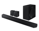 The Samsung HW-Q990D soundbar comes with a wireless subwoofer and rear surround speakers. (Image source: Samsung)
