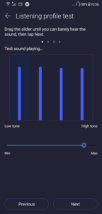 Headphone profile adjustment