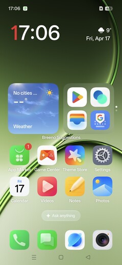 Homescreen