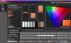 ColorChecker before calibration