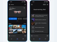 Meta AI app interface showing Ray-Ban smart glasses connected under “Devices” and creative AI prompts like generating images, videos, and dream interpretation. (Image source: Meta)