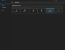 Performance modes