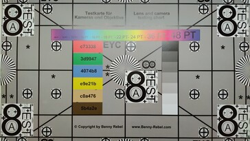 10 MP rear camera test chart