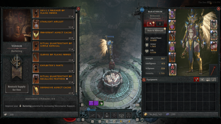 Check with the barterning NPC from time to time