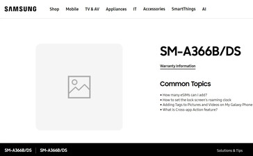 The "Galaxy A36 5G" shows up in yet more leaks. (Source: GCF, Samsung UAE via MySmartPrice)