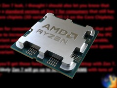 Zen 7 consumer CPUs will rely on a new AM6 desktop socket. (Image source: AMD, Moore's Law Is Dead, edited)