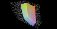 Color Space Coverage (AdobeRGB) - 41.2%