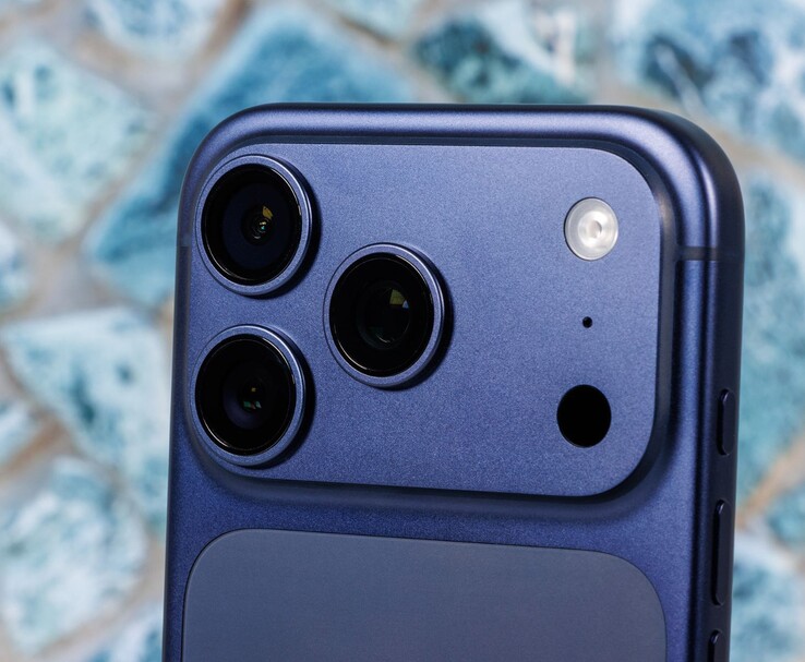 Close-up of Apple iPhone camera module, illustrating future potential for LOFIC sensor integration. (Image source: Notebookcheck)