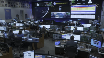 Artemis II Mission control room