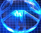 The biohybrid robot is illuminated with light