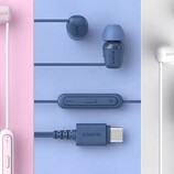 The Sony IER-EX15C USB-C wired earphones in pink, black, or white are on sale at 50% off MSRP on Amazon.