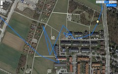 GPS Test: Apple iPad Pro 11 (2018) – Cycling through a grove