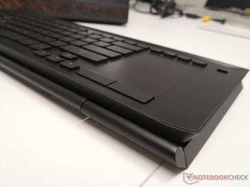 Trackpad keys and Arrow keys are small despite the large 17.3-inch design