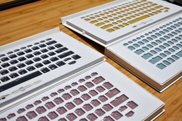 Colored keycap sets for the Lenovo IdeaPad Vibe.